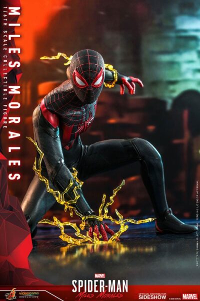 black spider man miles morales toys